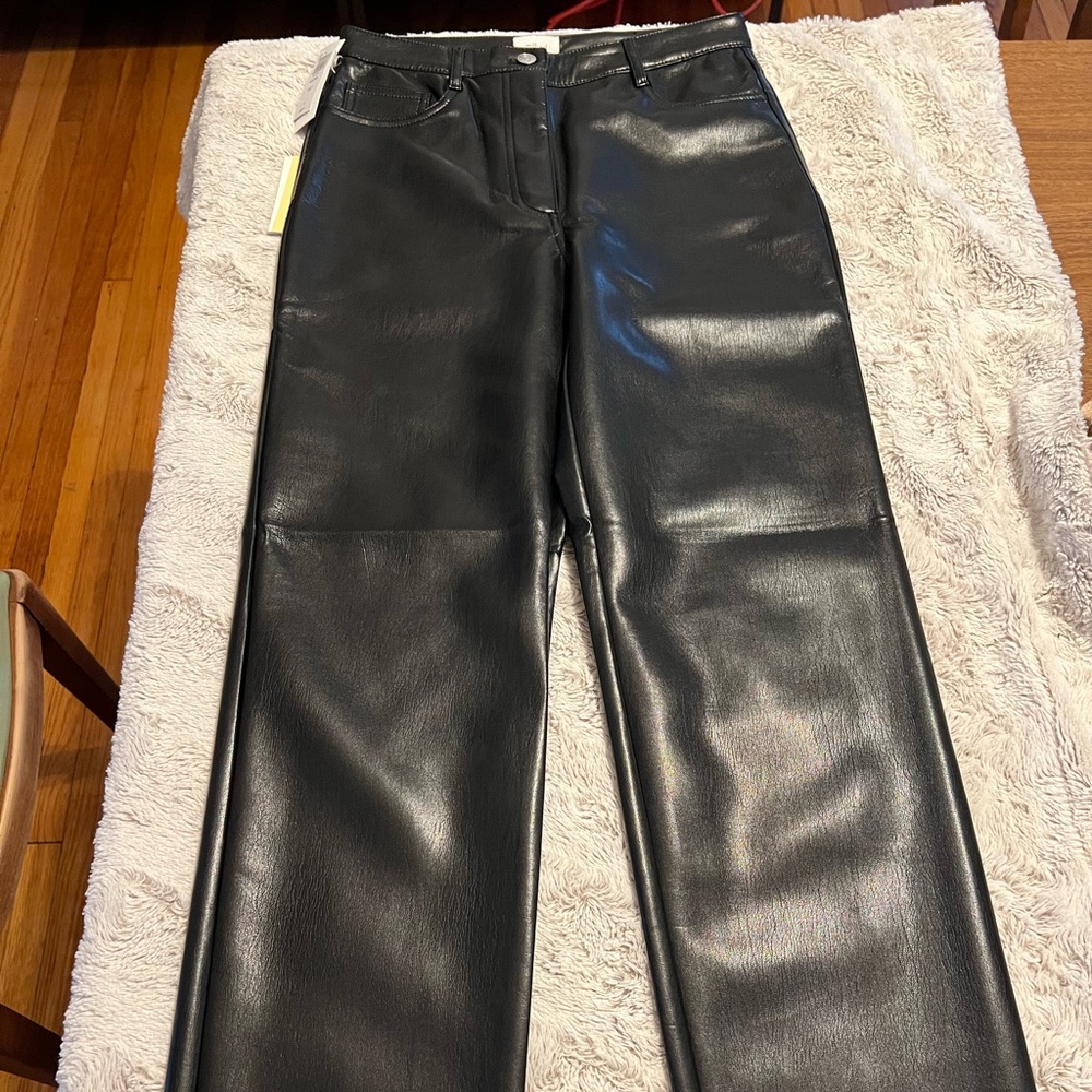 Artizia Wilfred Melina Leather Pants 6